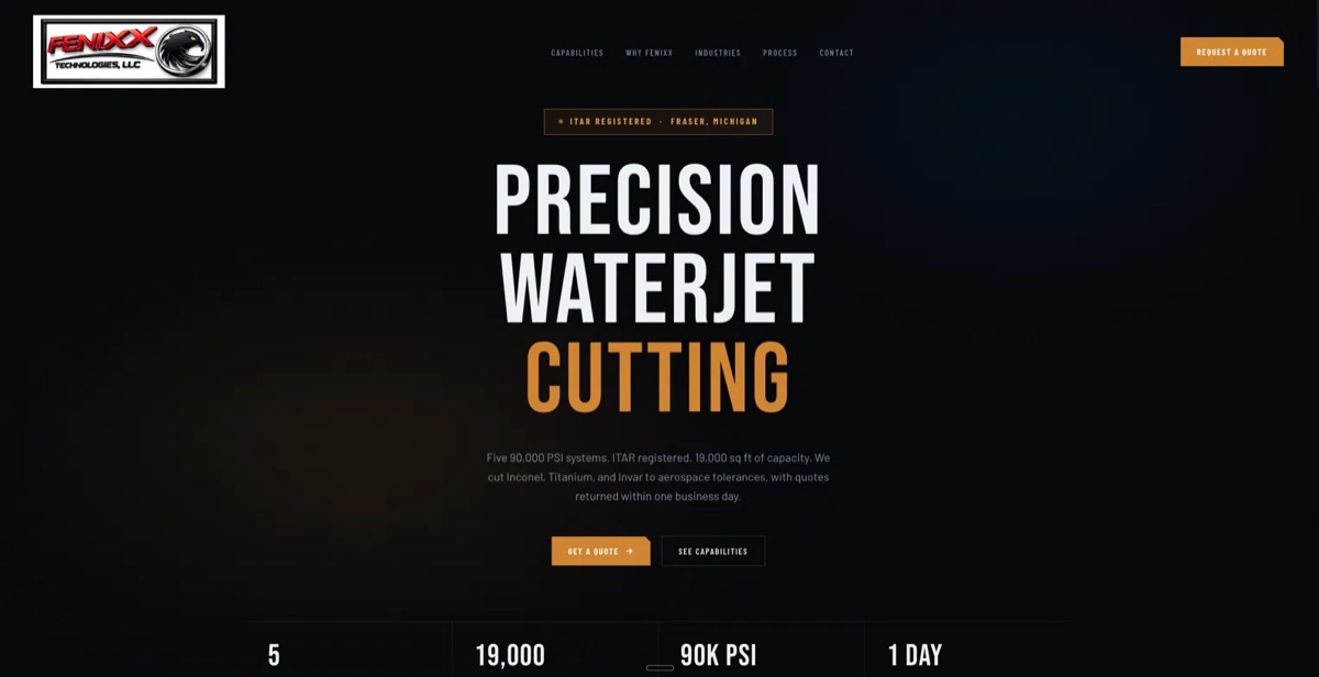 Fenixx Technologies website